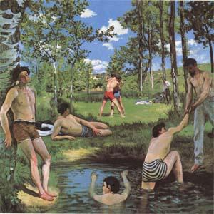 Frederic Baxille Bathers (mk09) oil painting image